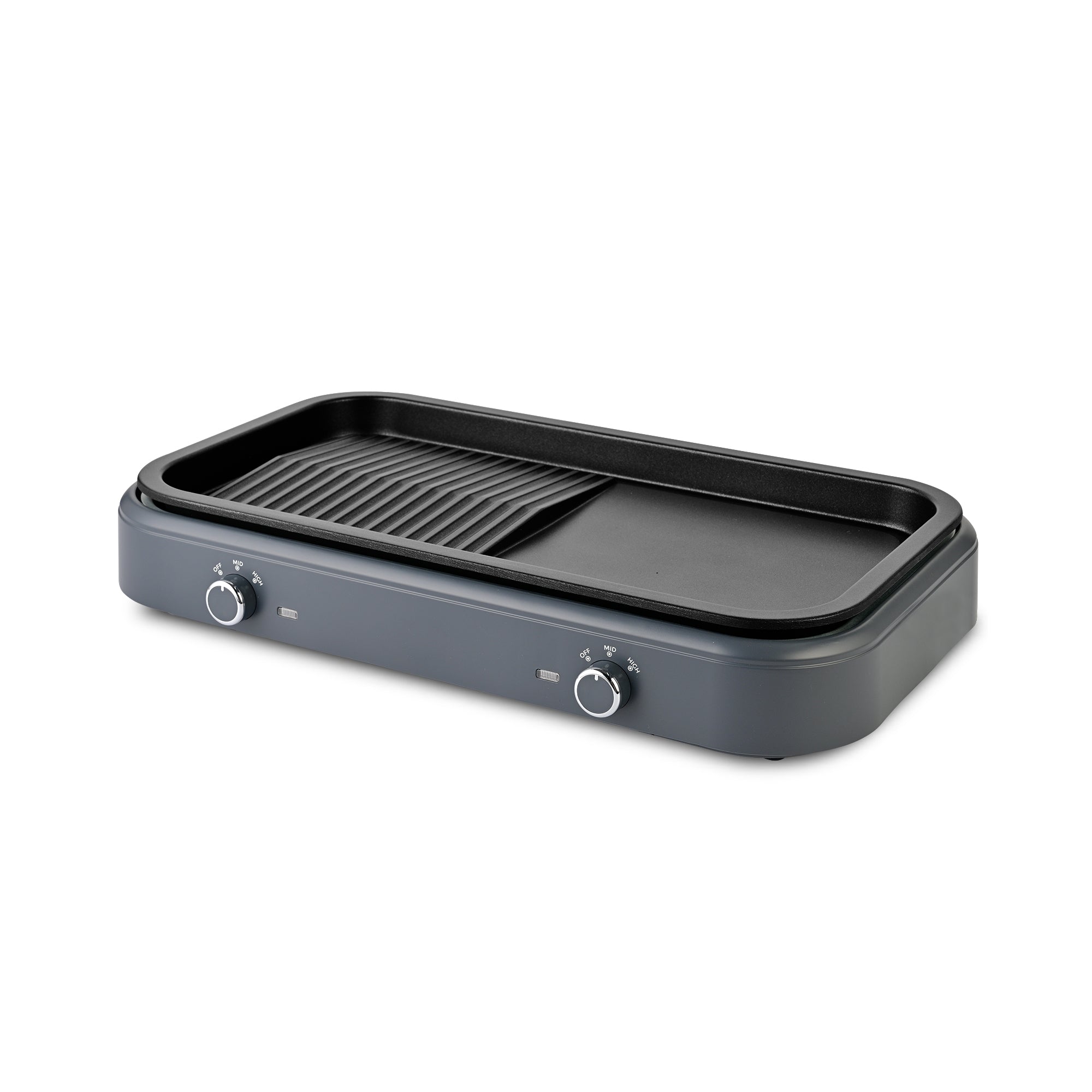 SUSTEAS Electric Grill,1500W Temperature Control, Gray Color