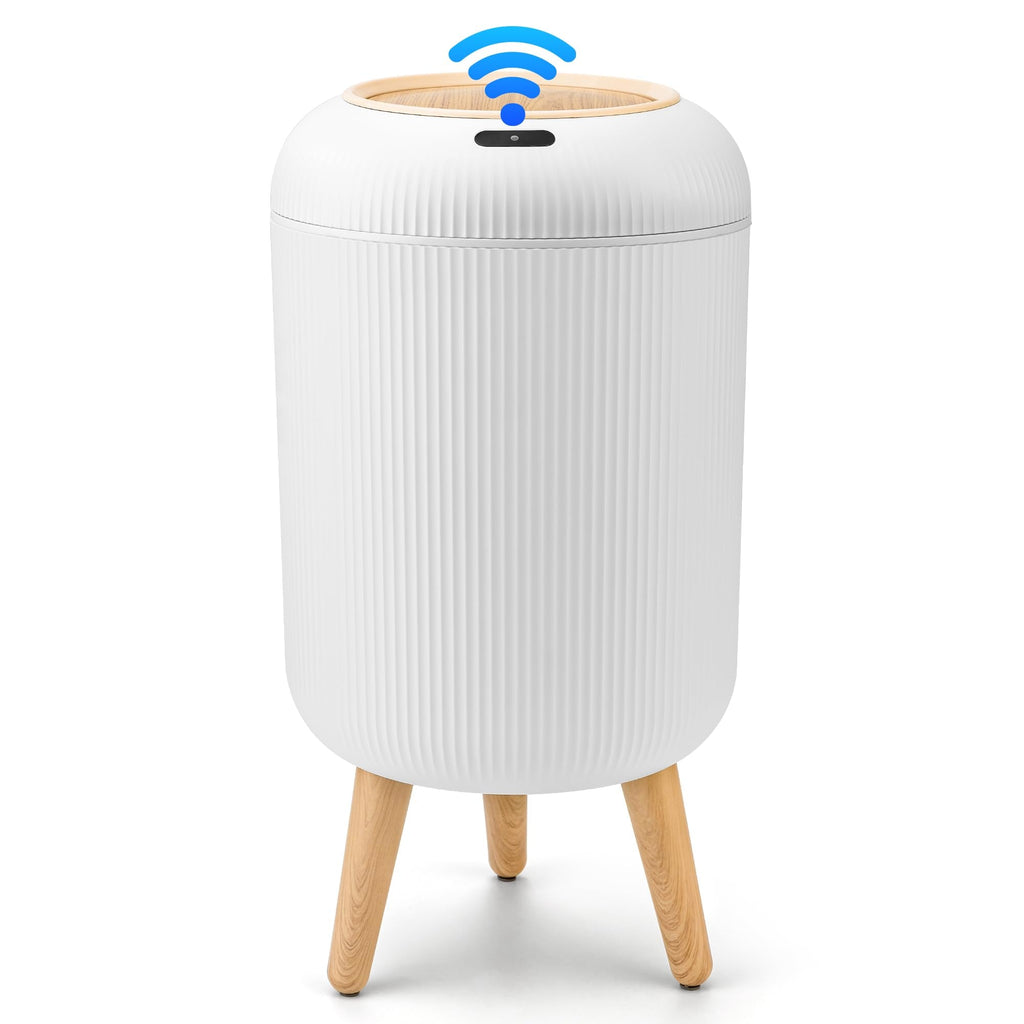 SUSTEAS Smart Sensor Trash Can for Small Kitchen and Bathroom, 10 Liters Capacity
