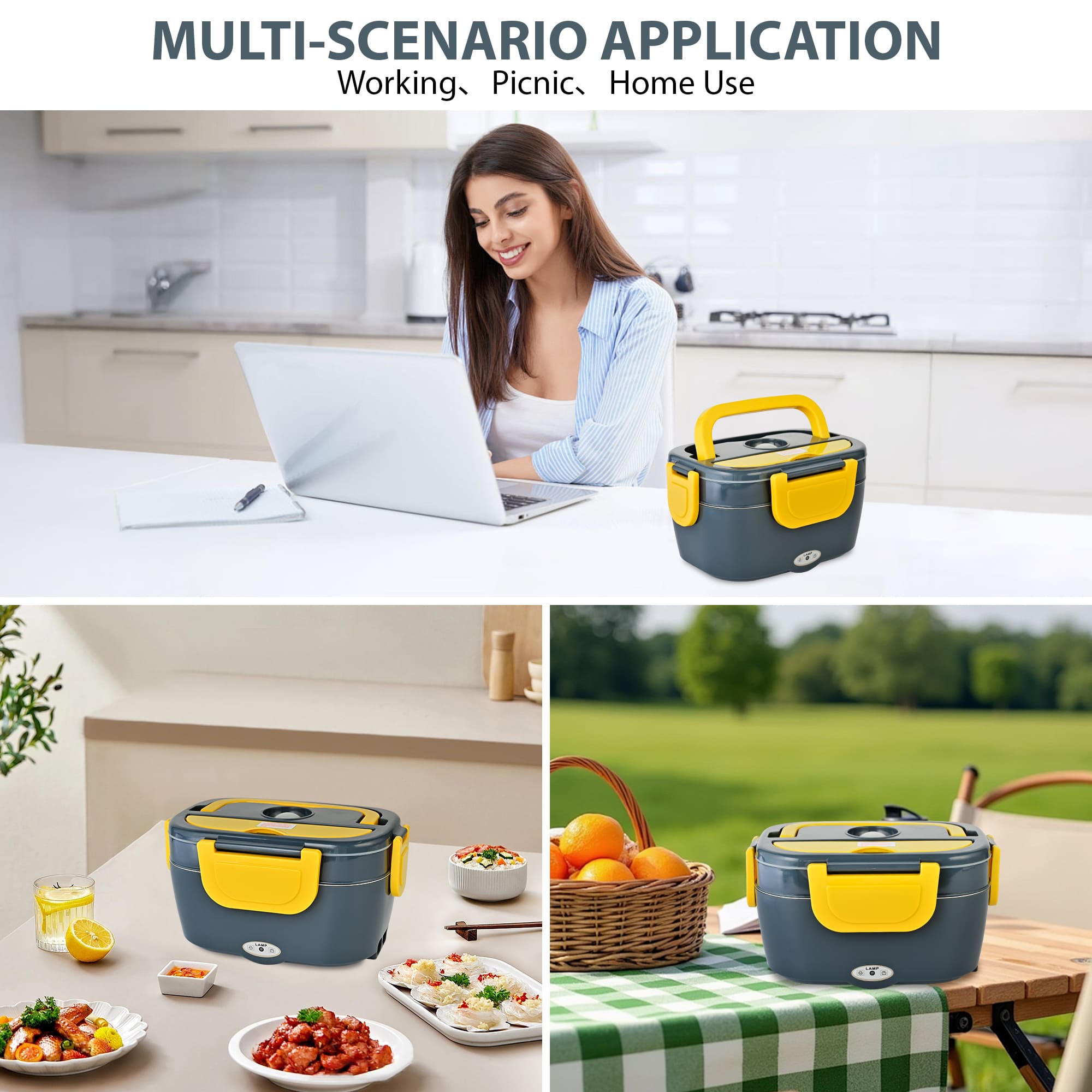 SUSTEAS Portable Electric Lunch Box