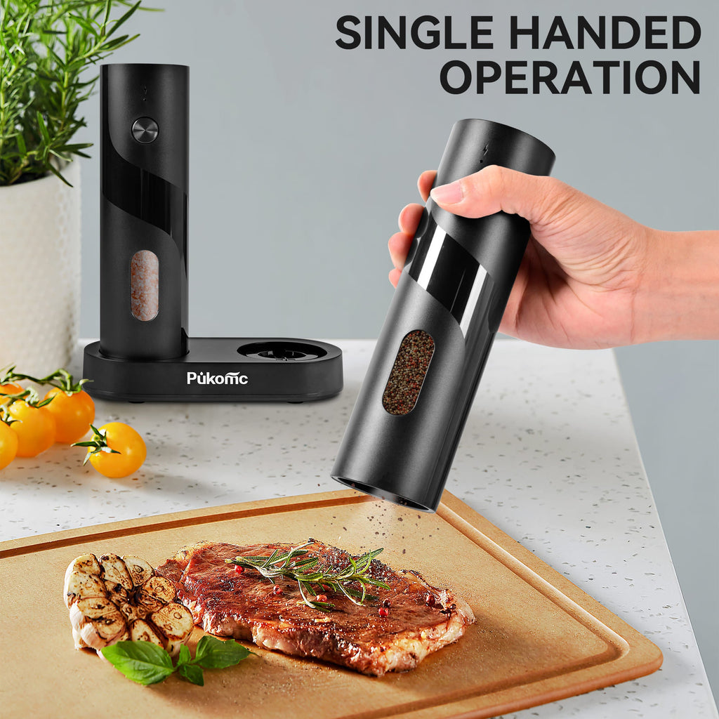 SUSTEAS Electric Salt and Pepper Grinder