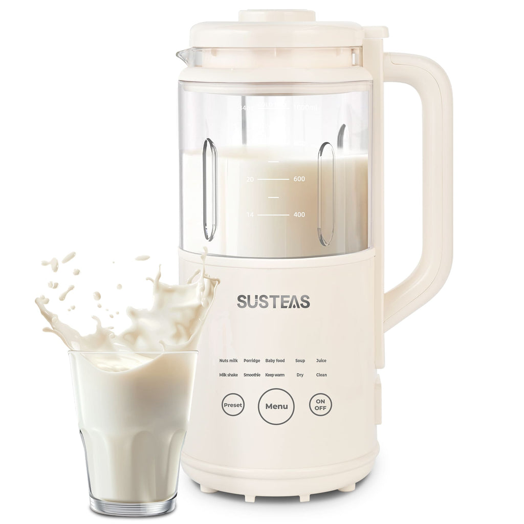 SUSTEAS Nut Milk Machine Maker, Beige Color