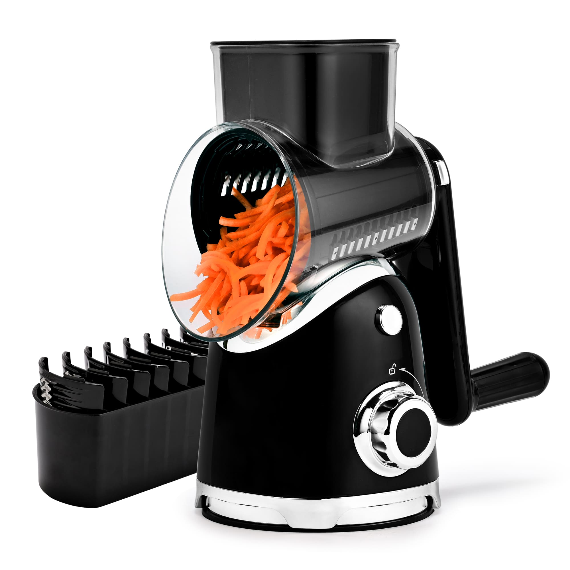 SUSTEAS New Rotary Cheese Grater & Vegetable Shredder