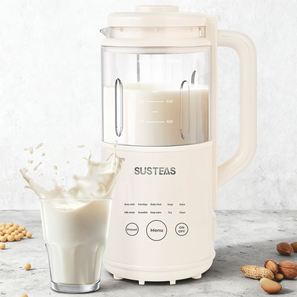SUSTEAS Nut Milk Machine Maker, Beige Color