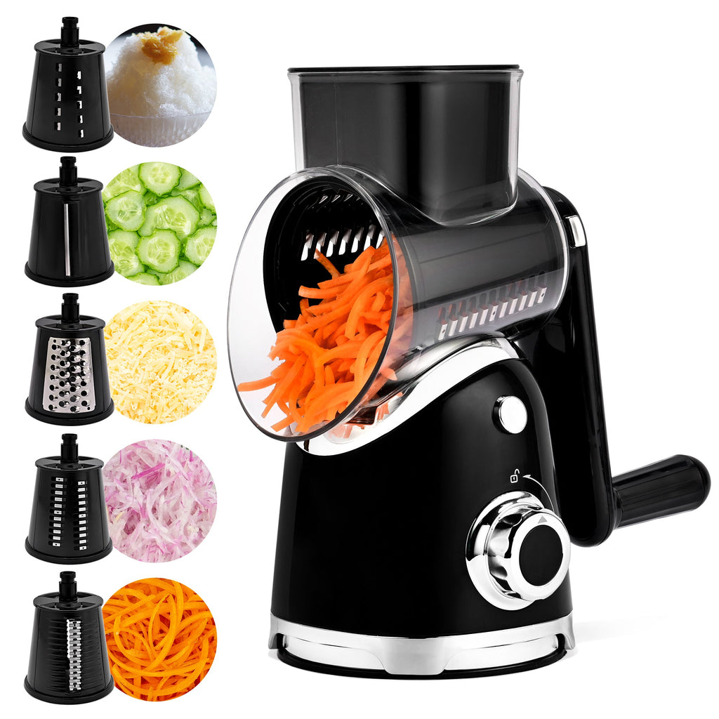 SUSTEAS New Rotary Cheese Grater & Vegetable Shredder