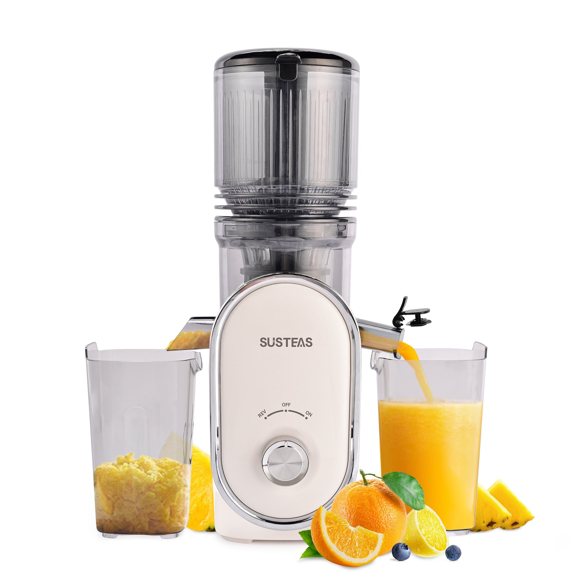 SUSTEAS Affordable Juicer for home use, White