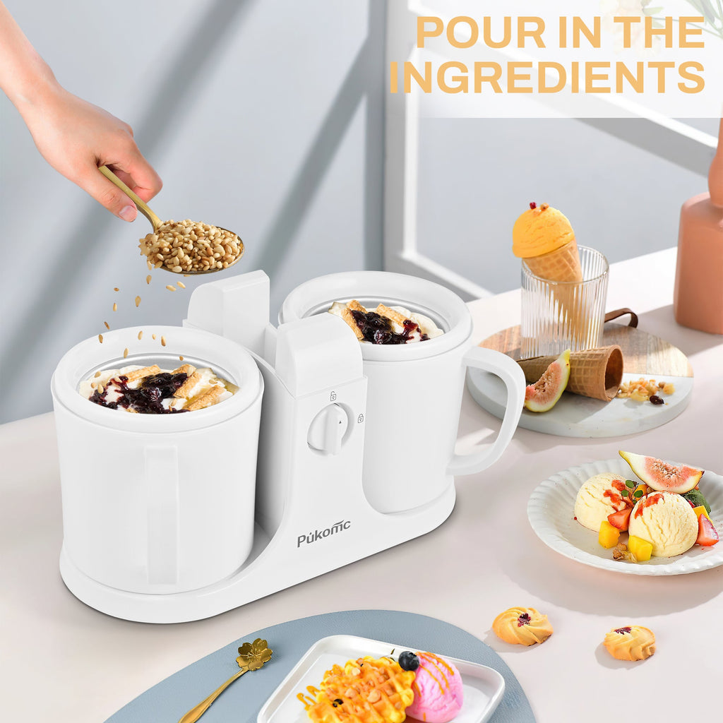 SUSTEAS Ice Cream Maker Machine