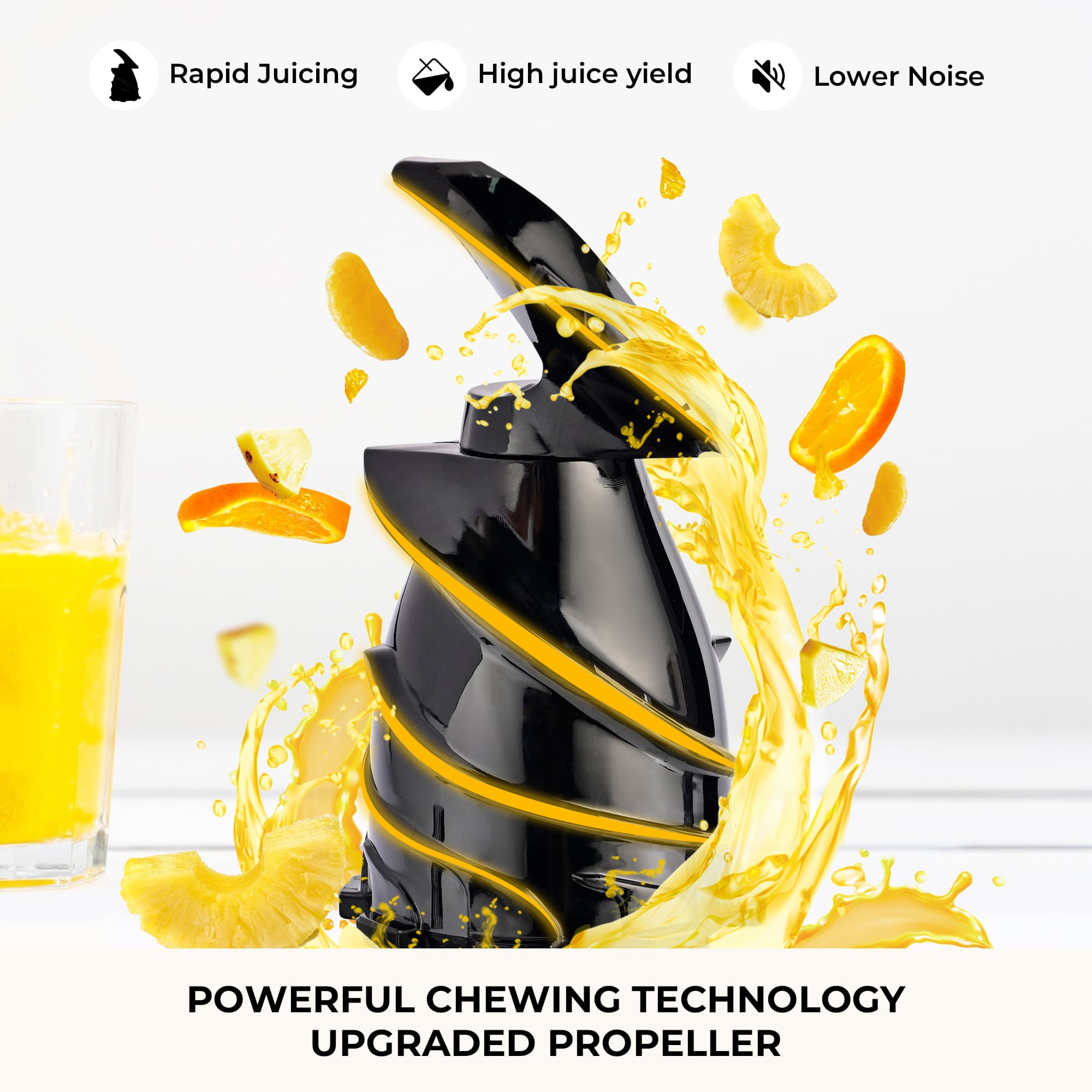 Kitchen essentials: Best Fruit Juicer Machine & Food Grater Machine for Kitchen, Black Color