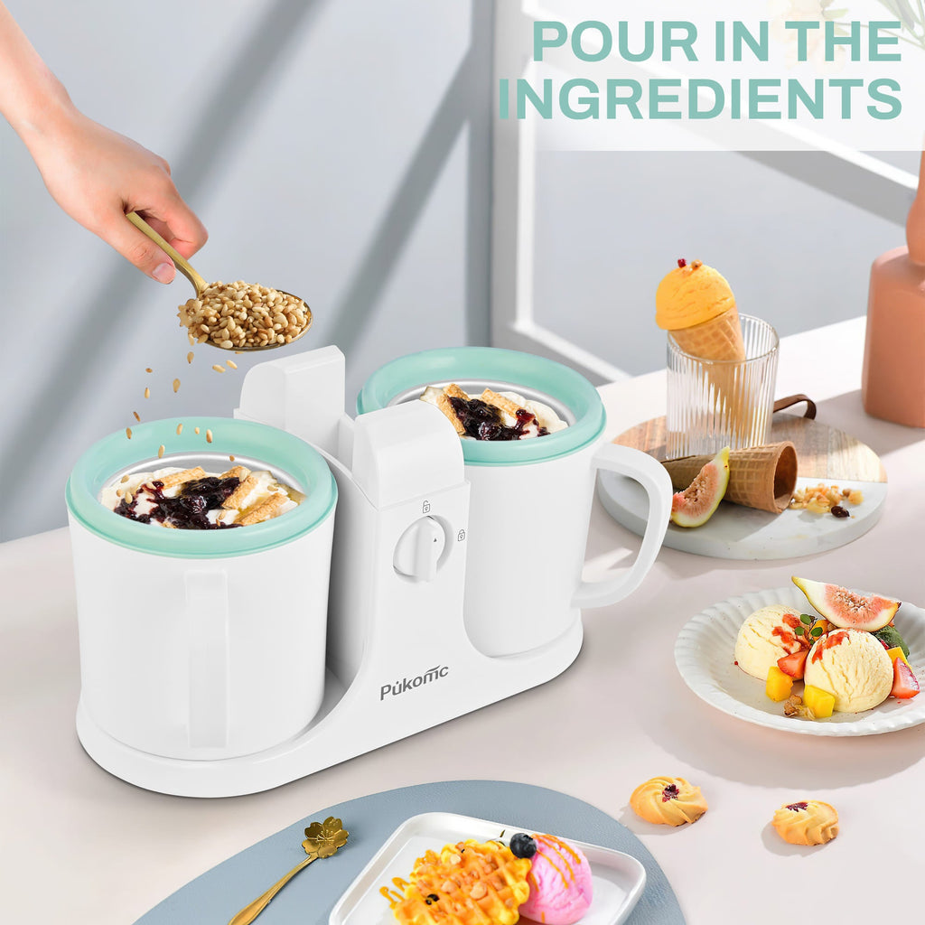 SUSTEAS Ice Cream Maker Machine