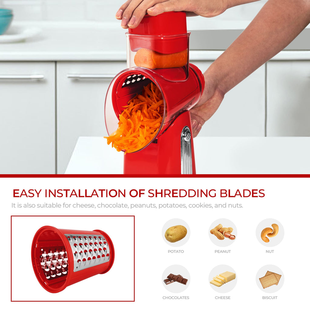 SUSTEAS Vegetable Slicer and Grater for Kitchen