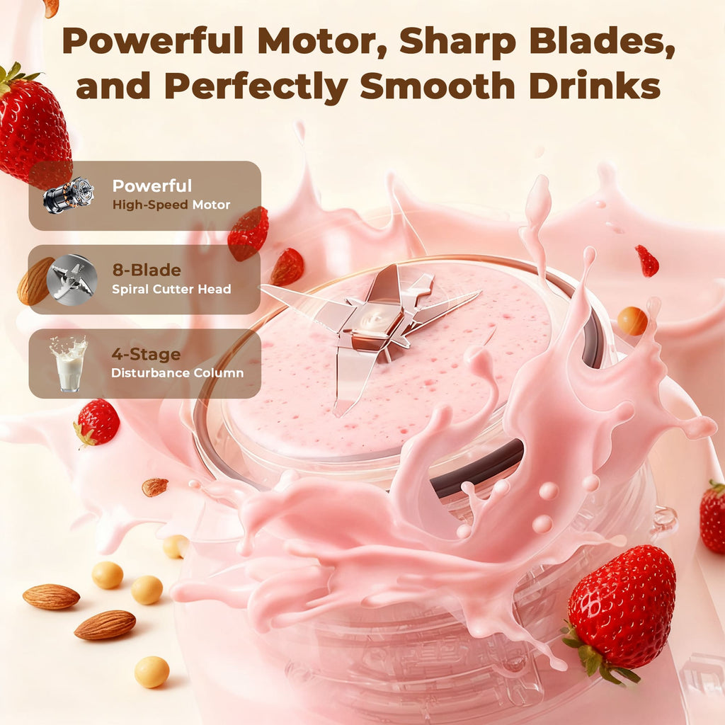 SUSTEAS Nut Milk Machine Maker, Beige Color