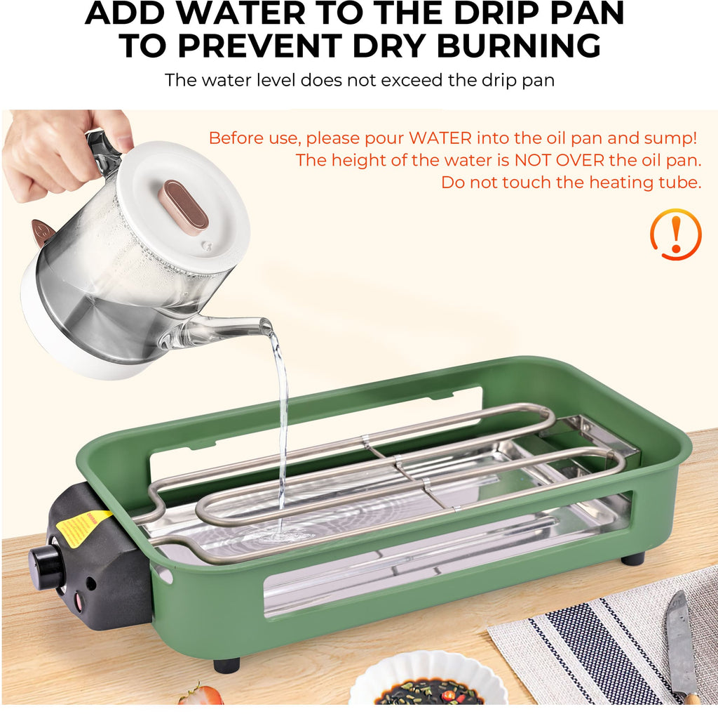 Kitchen essentials: Cheese Grater & Electric Grill, Green Color