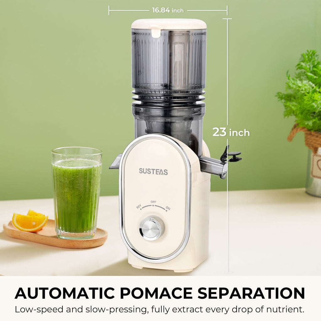 SUSTEAS Affordable Juicer for home use, White
