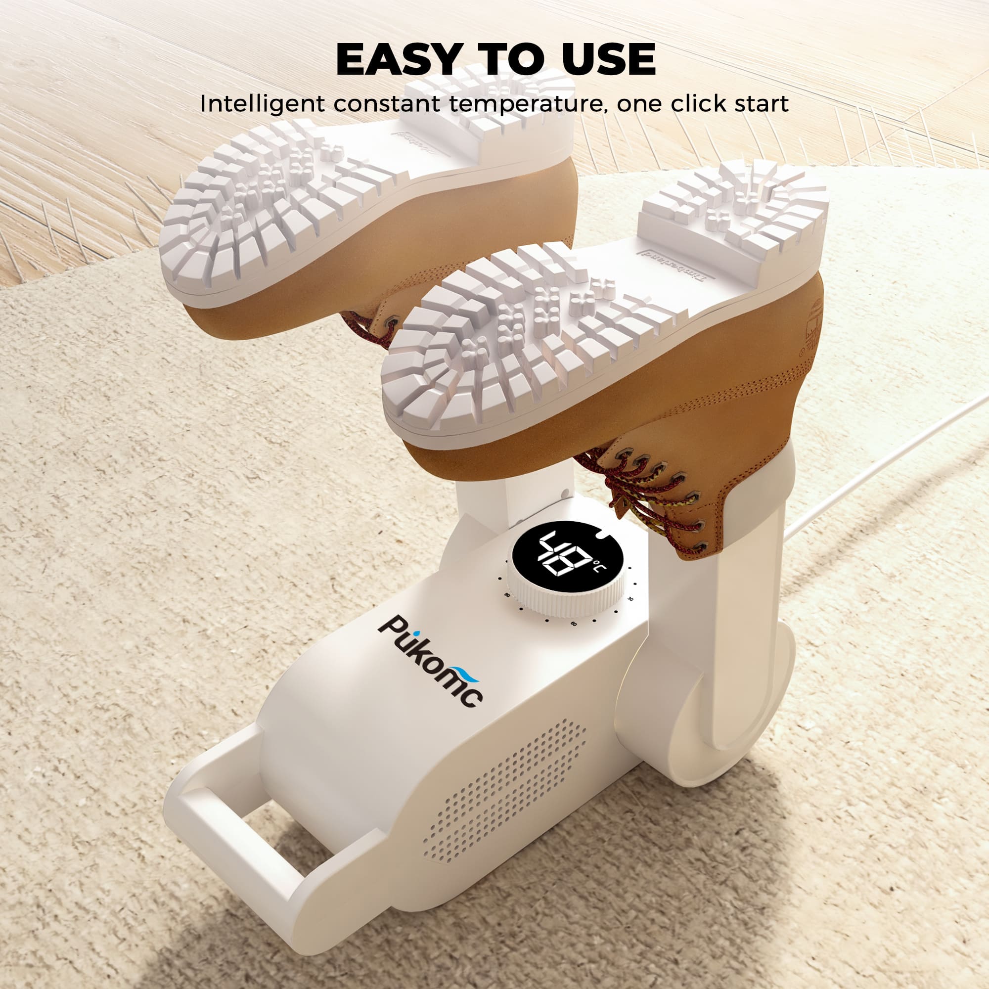 SUSTEAS Foldable & Telescoping Shoe Dryer