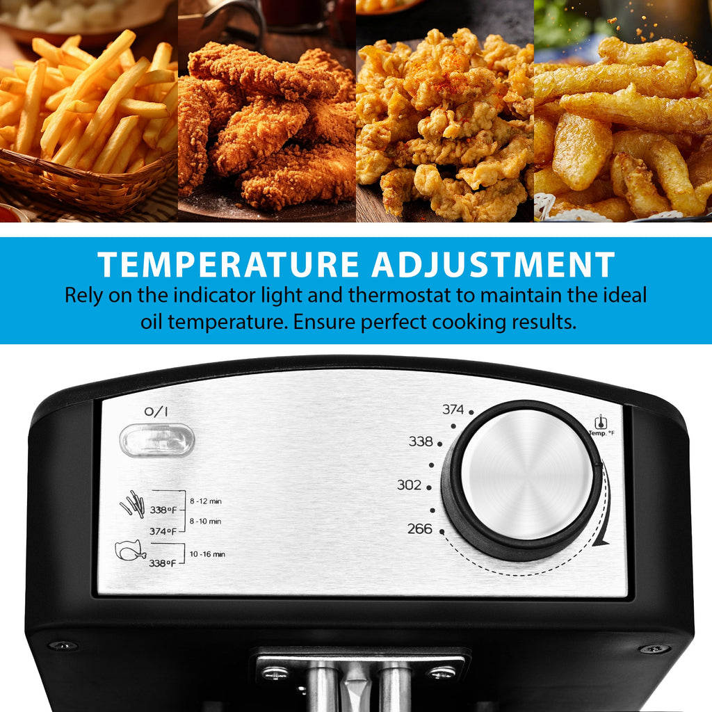 SUSTEAS Large Electric Deep Fryer for large parties or family dinners