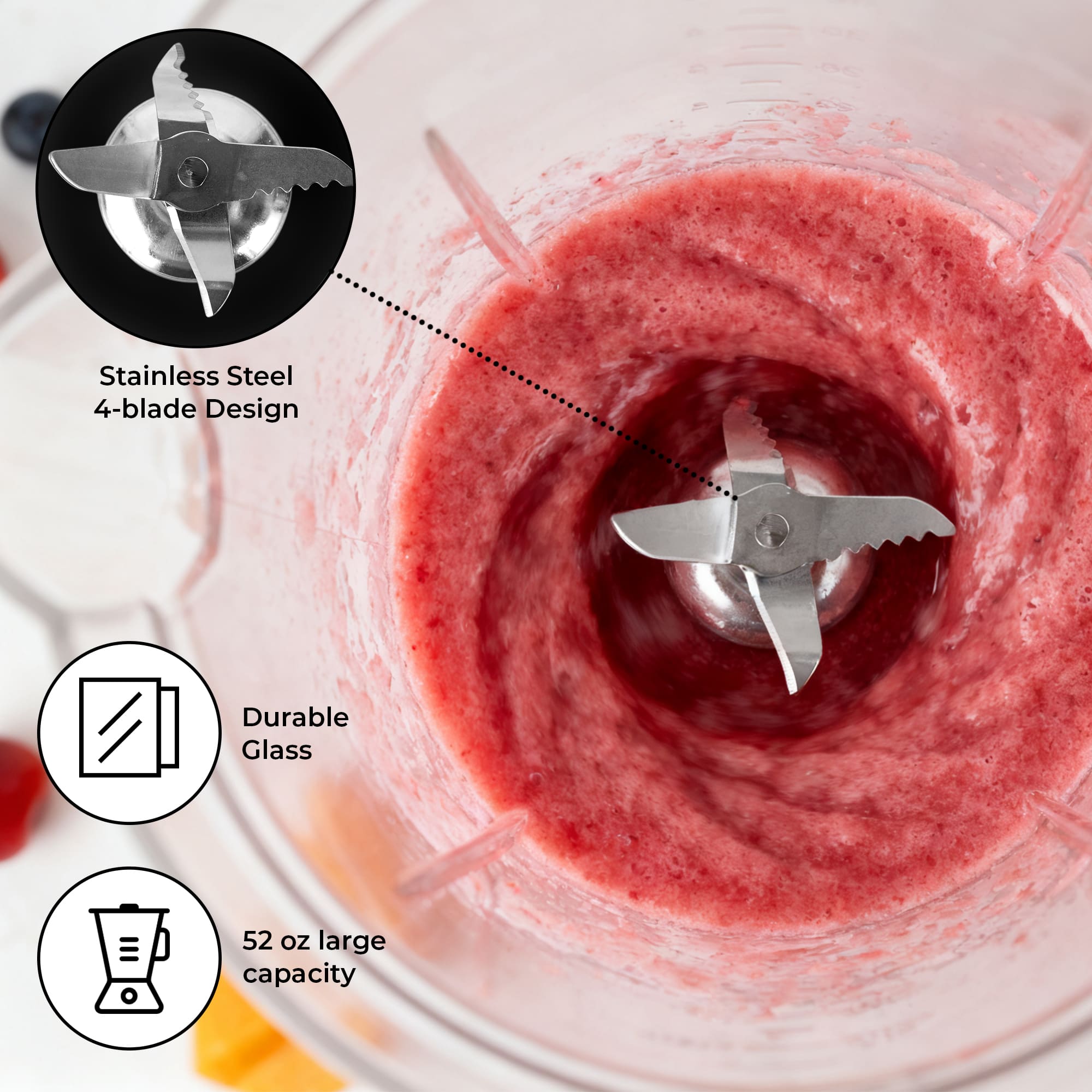 SUSTEAS Juicer Blender for home use