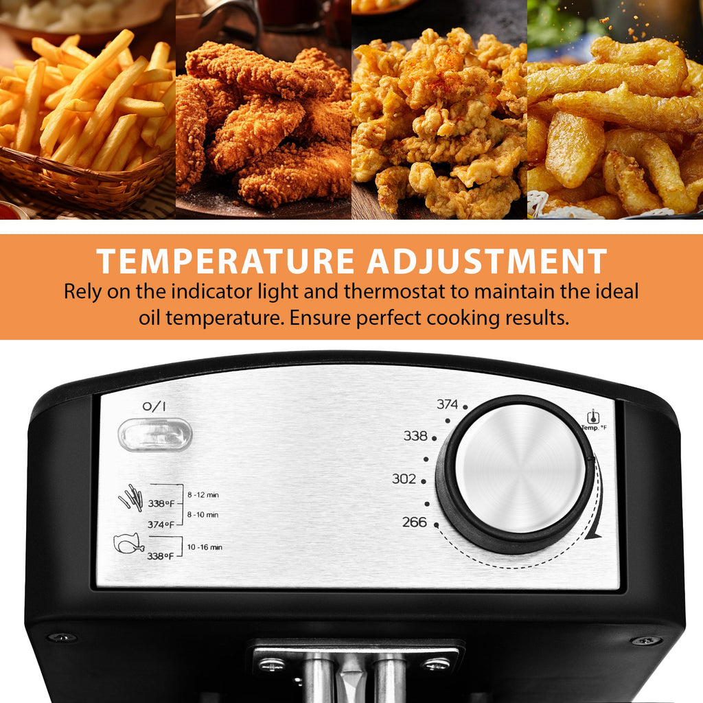 SUSTEAS Large Electric Deep Fryer for large parties or family dinners