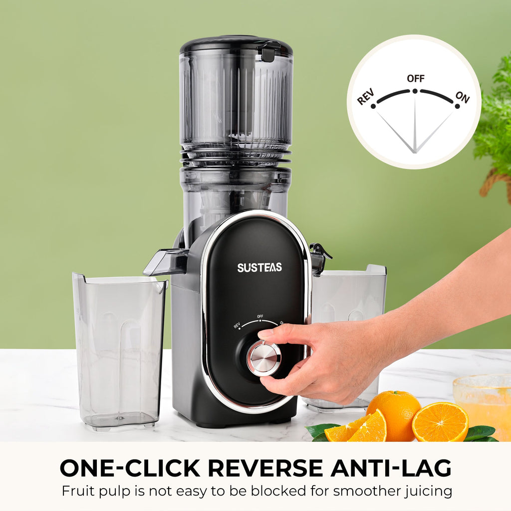SUSTEAS Vegetable and Fruit Juicer Machine for Home Use, Best Juicer for Smoothies