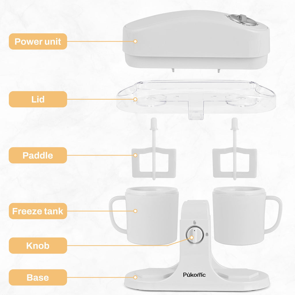 SUSTEAS Ice Cream Maker Machine