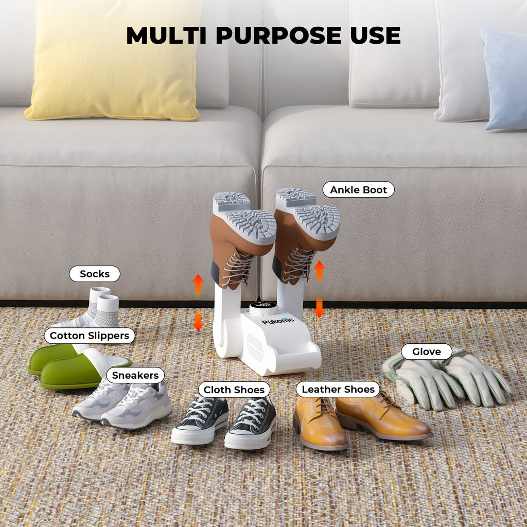 SUSTEAS Foldable & Telescoping Shoe Dryer