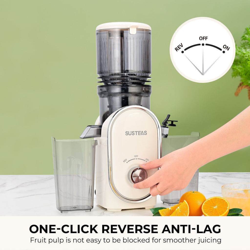 SUSTEAS Affordable Juicer for home use, White