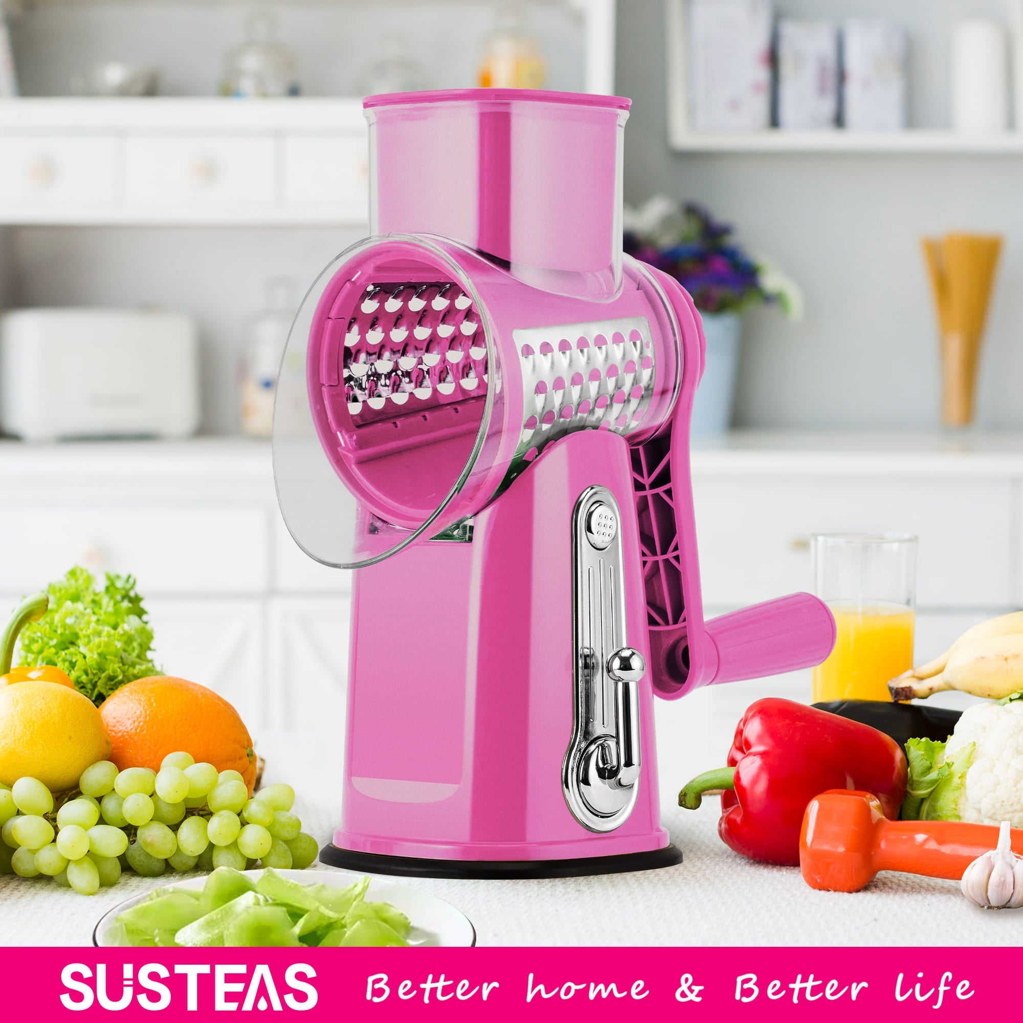 SUSTEAS Vegetable Slicer and Grater for Kitchen