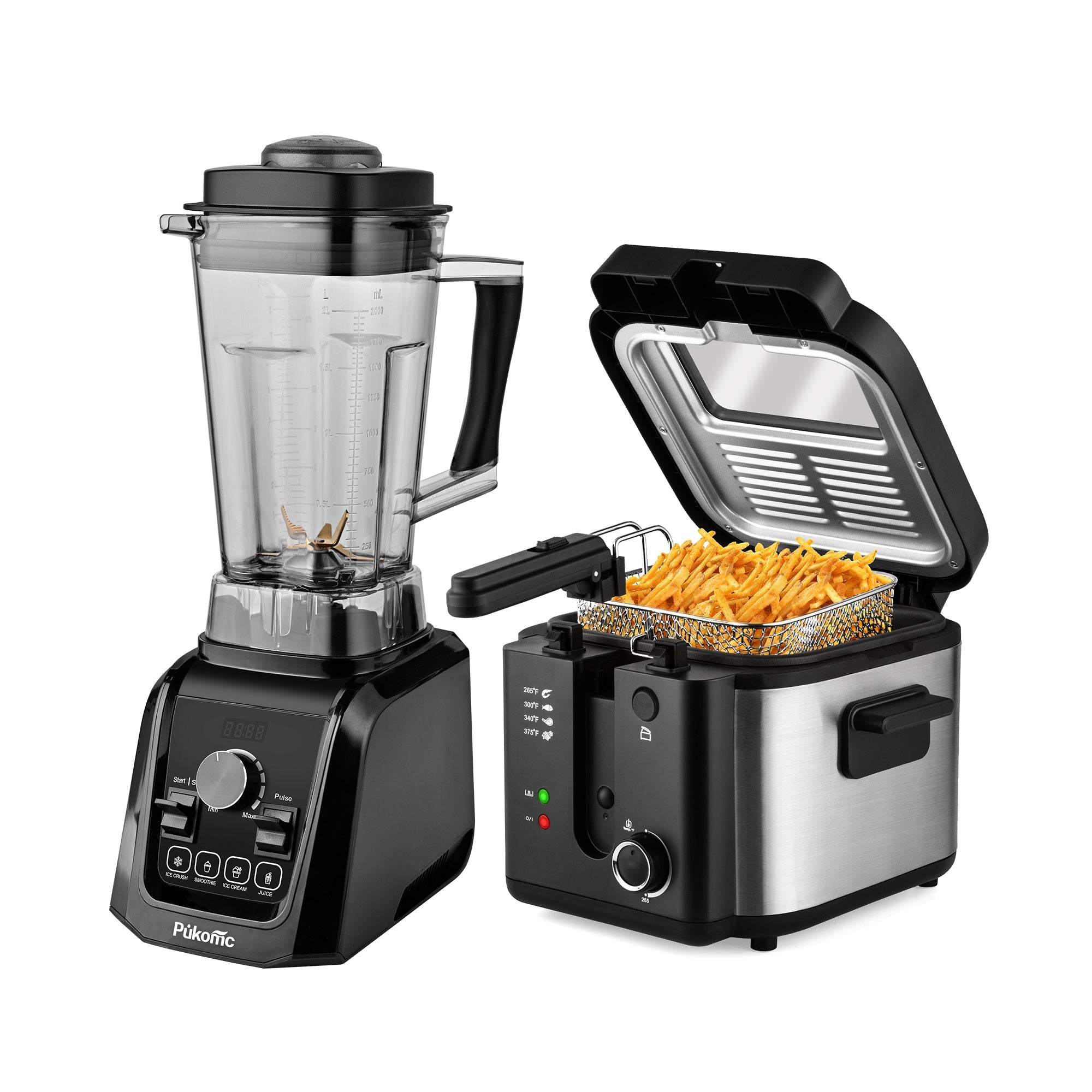 Kitchen Essentials: Electric indoor Grill & Blender for Home Use, Black Color