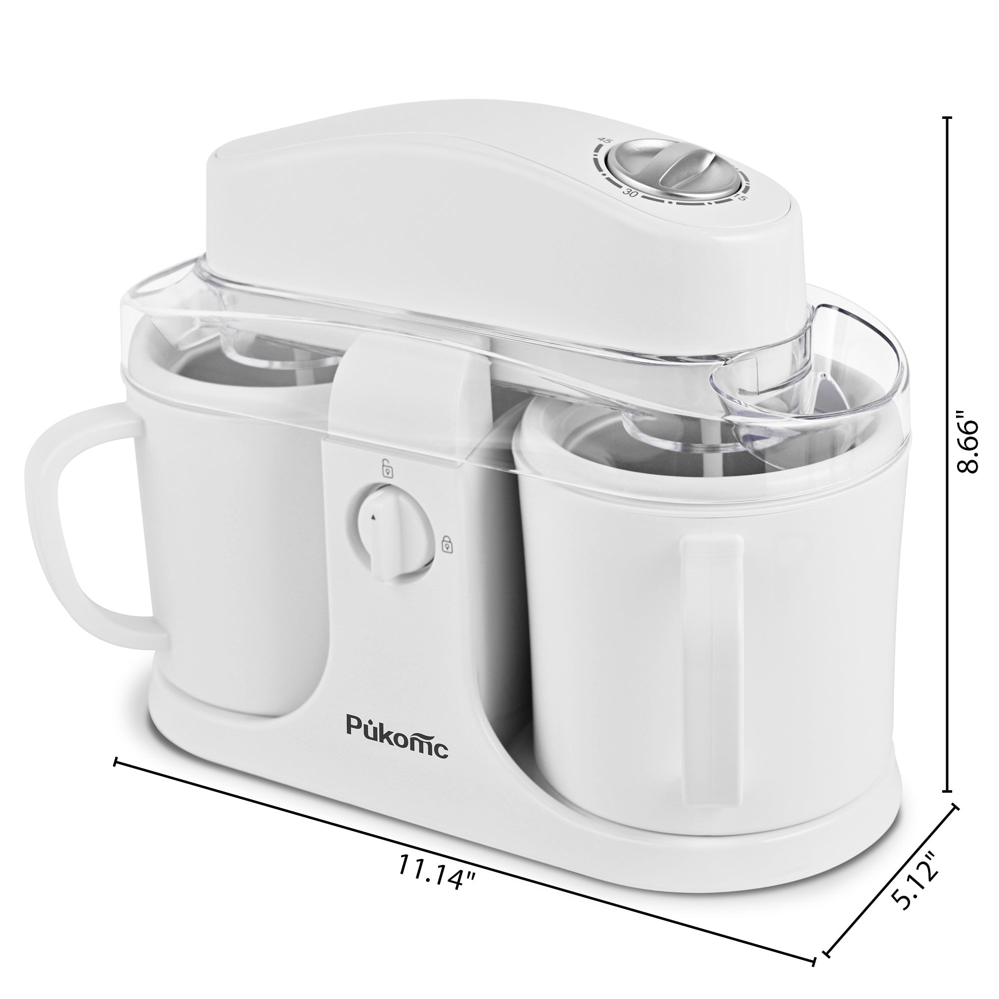 SUSTEAS Ice Cream Maker Machine