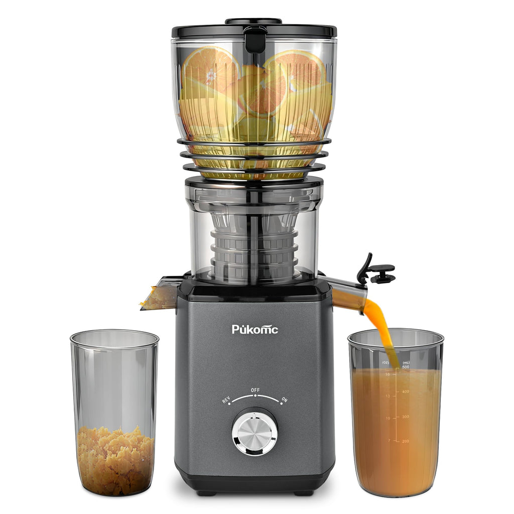 SUSTEAS Fruits and Vegetables Juicer Machine for Home, Grey Color