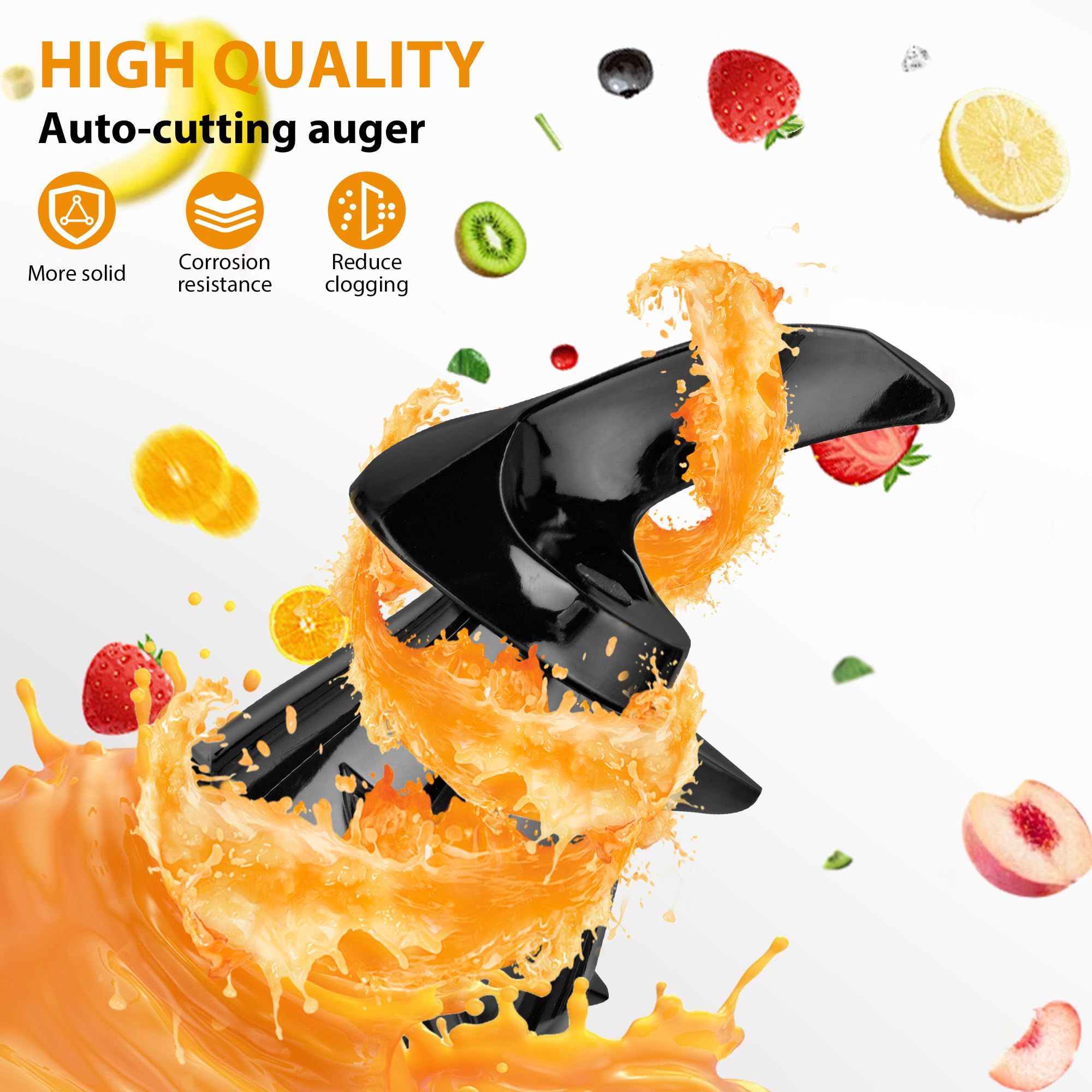 SUSTEAS Fruits and Vegetables Juicer Machine for Home, Grey Color