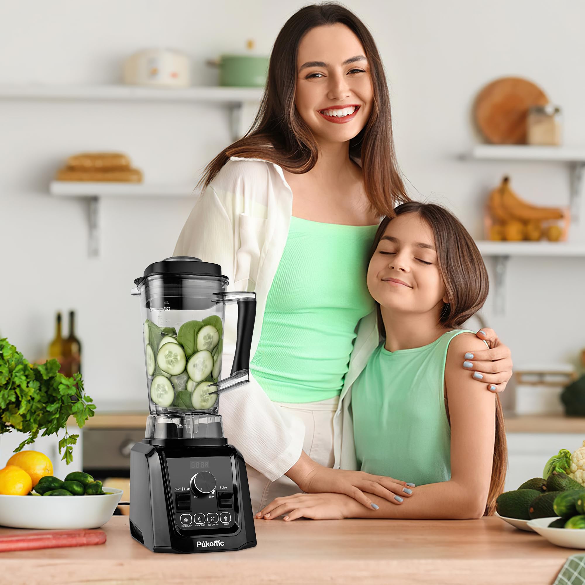 SUSTEAS High Speed Blender, Black Color