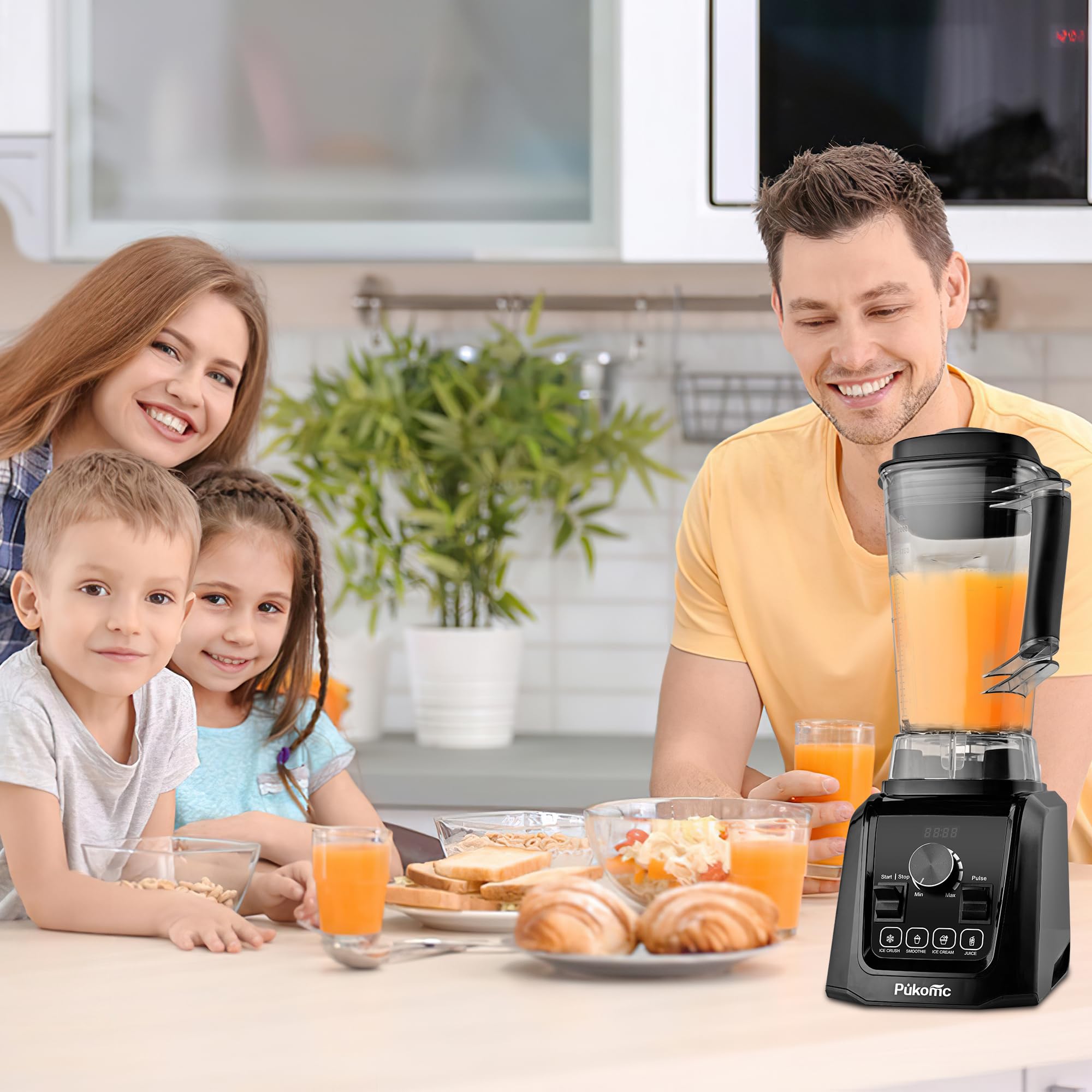 SUSTEAS High Speed Blender, Black Color